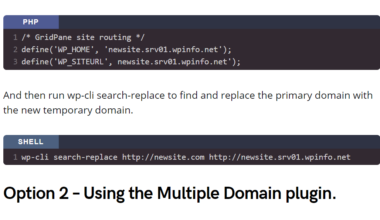 Migrating to GridPane using a Temporary Domain 6