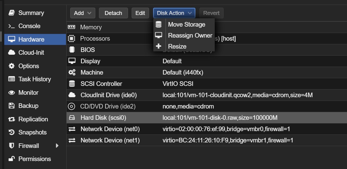 How to Increase Disk Space for a Linux Virtual Machine in Proxmox 4 image
